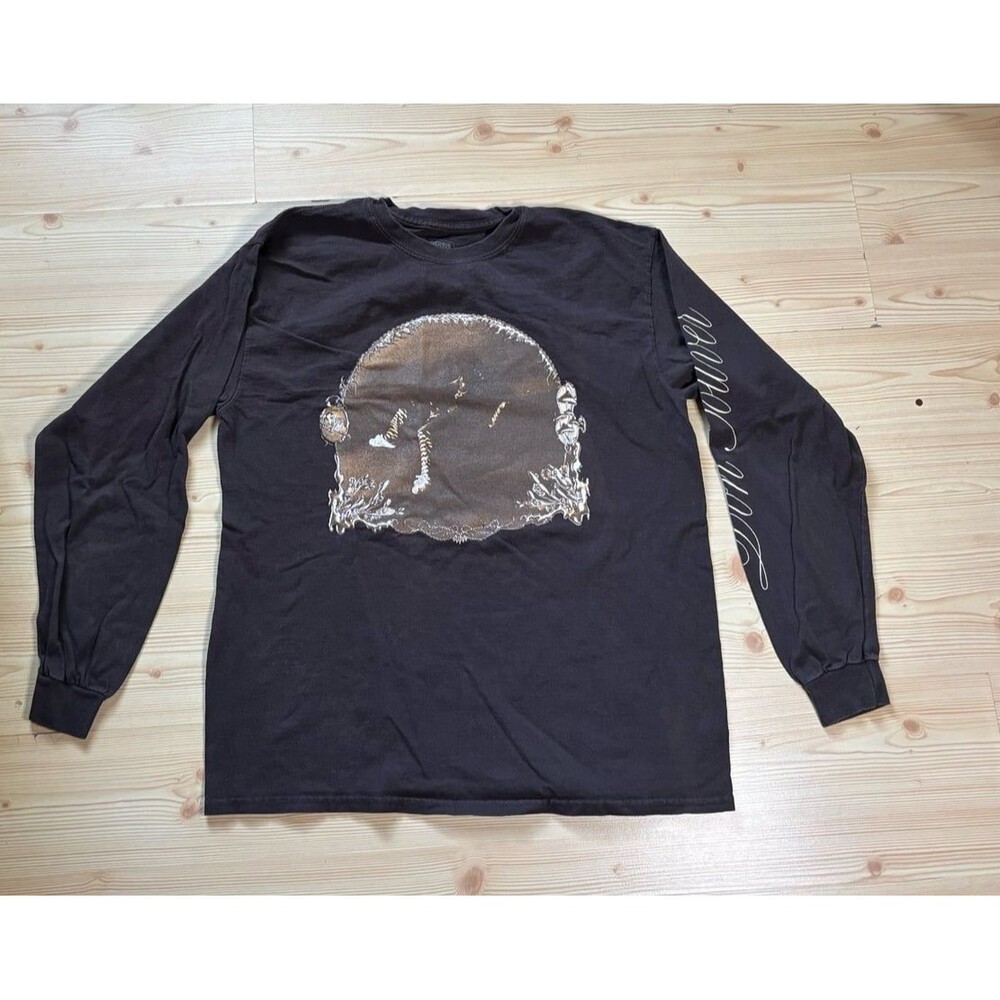 Don Toliver Mens Large Brown Life Of A Don Long Sleeve T-Shirt Concert Tour